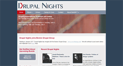 Desktop Screenshot of drupalnights.org
