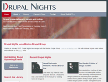 Tablet Screenshot of drupalnights.org